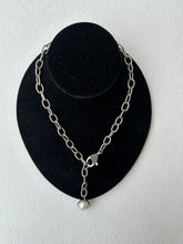 Silver Chain and Pearl Necklace