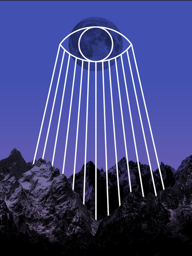 All Seeing - Blue Moon by Briana Auel