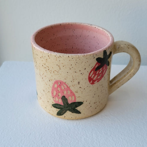 Strawberry Mug by Lei Washington