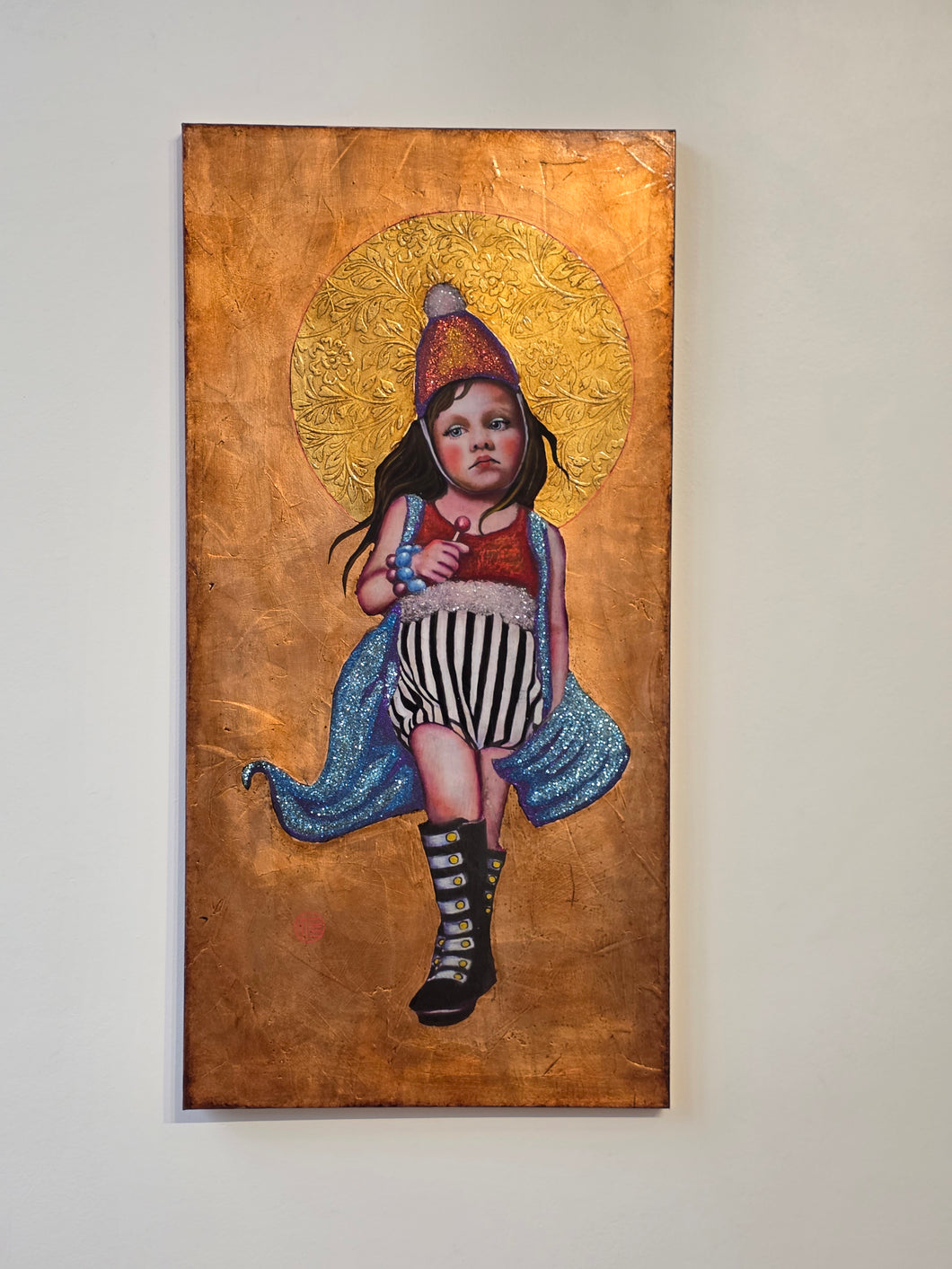 28. The New Ringleader Embellished Giclee by Mary Catherine Solberg