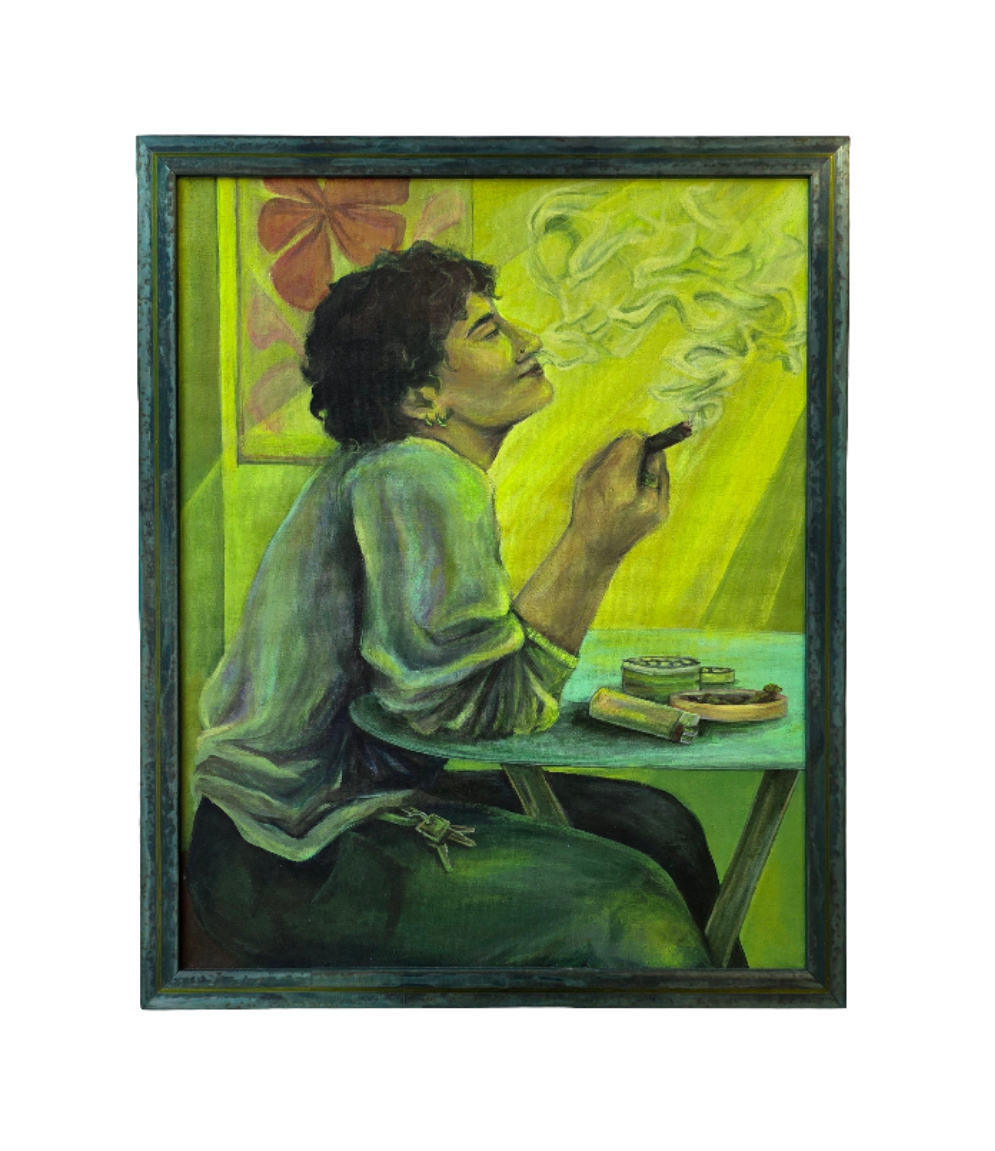 15. Portrait of Mary Jane and her butch by Maddie Stumbaugh