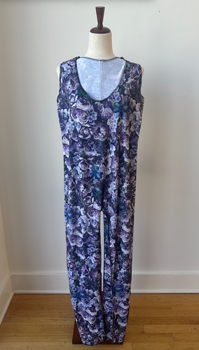 Purple floral jumpsuit by Esther Edna Clothing
