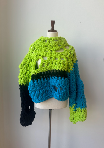 Free form crochet sweater by Esther Edna Clothing