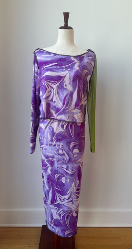 2 piece purple marble set by Esther Edna Clothing