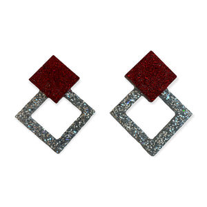 Squarezz Earrings by Va Va Voom